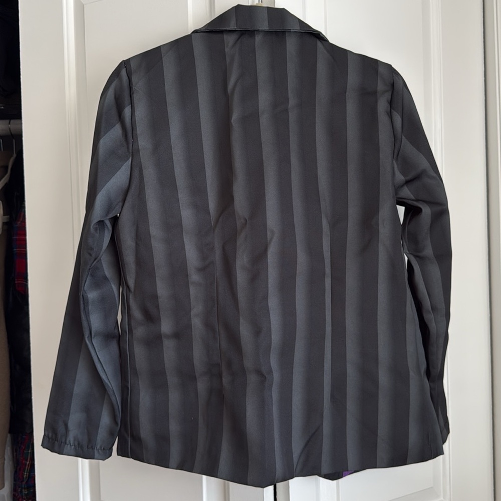 Wednesday Addams Nevermore Academy Blazer Jacket and Tie Adult Costume Cosplay - Picture 4 of 6